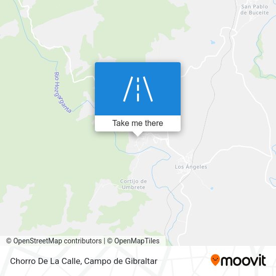 Chorro De La Calle map