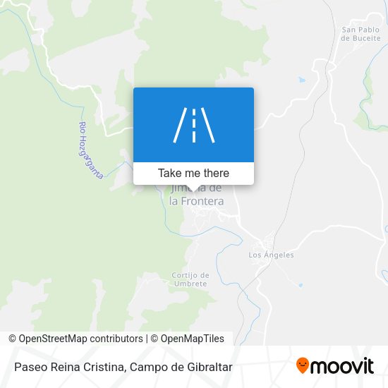 Paseo Reina Cristina map
