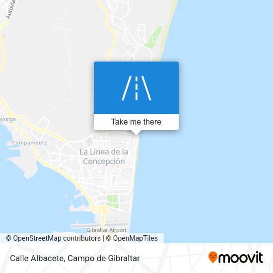 Calle Albacete map