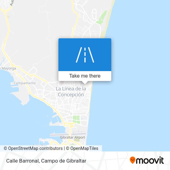 Calle Barronal map