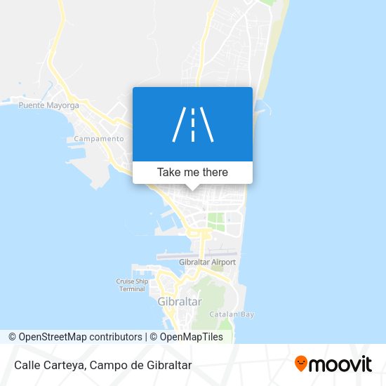 Calle Carteya map