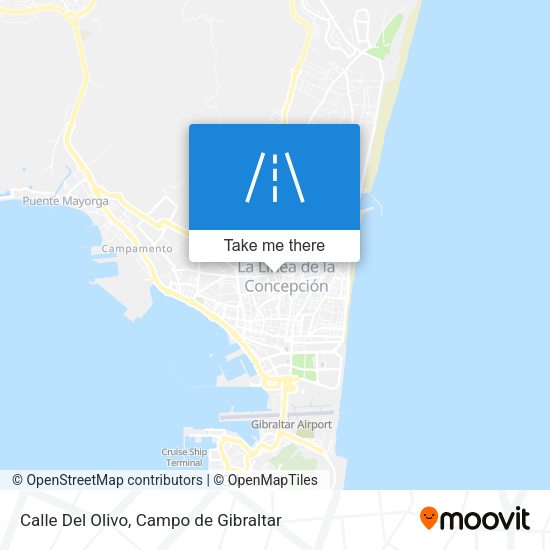 Calle Del Olivo map