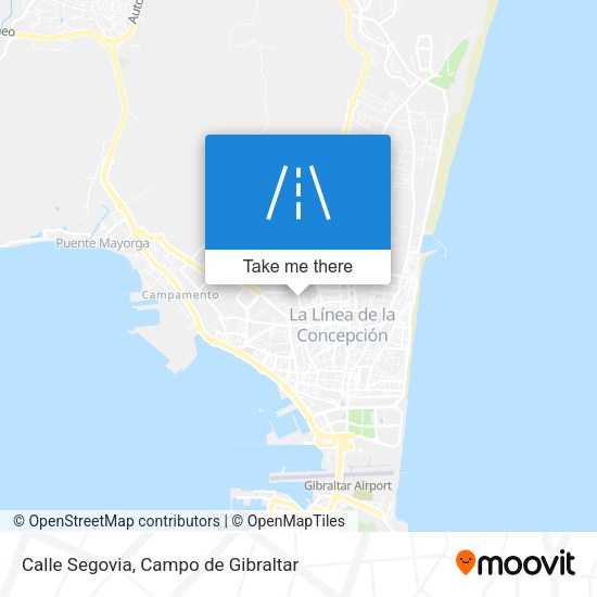 Calle Segovia map