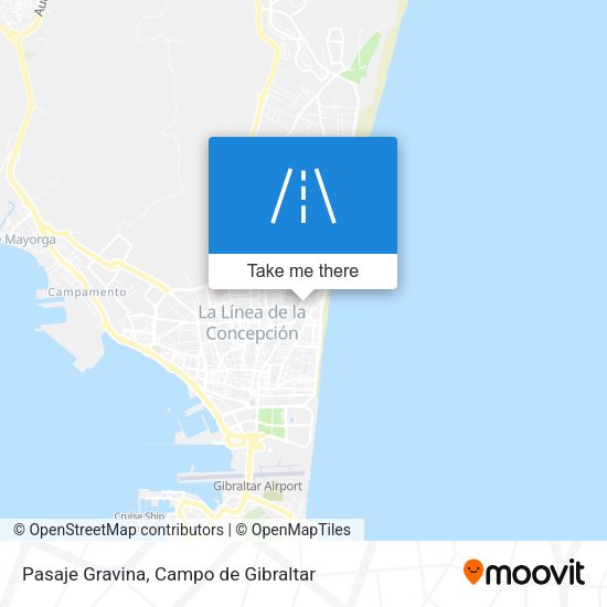 Pasaje Gravina map