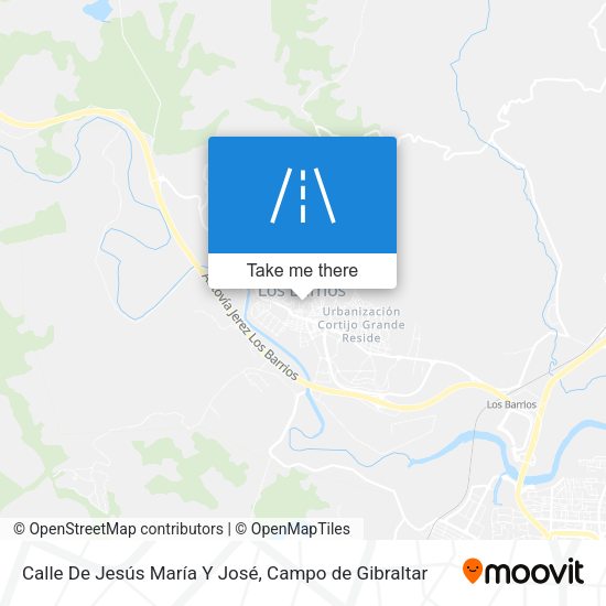 Calle De Jesús María Y José map