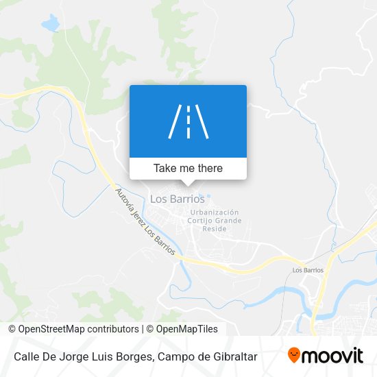 Calle De Jorge Luis Borges map