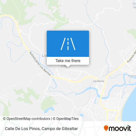 Calle De Los Pinos map