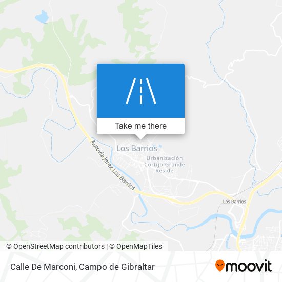 Calle De Marconi map