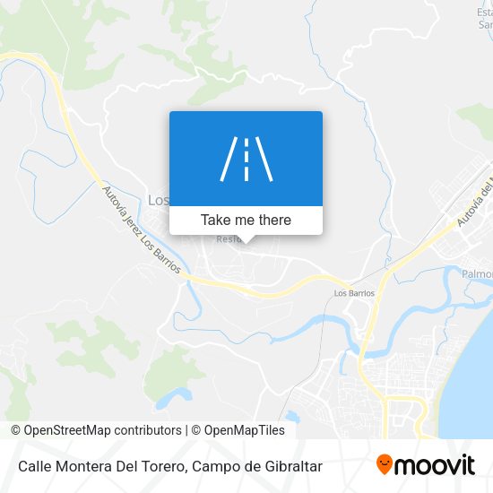 Calle Montera Del Torero map