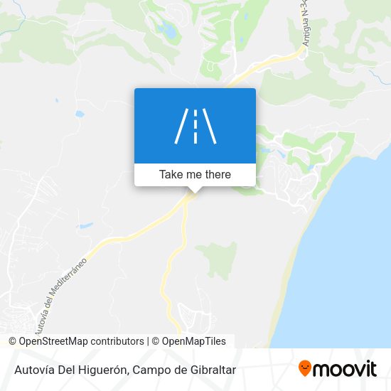 Autovía Del Higuerón map