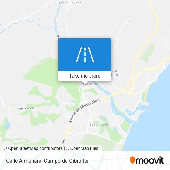 Calle Almenara map