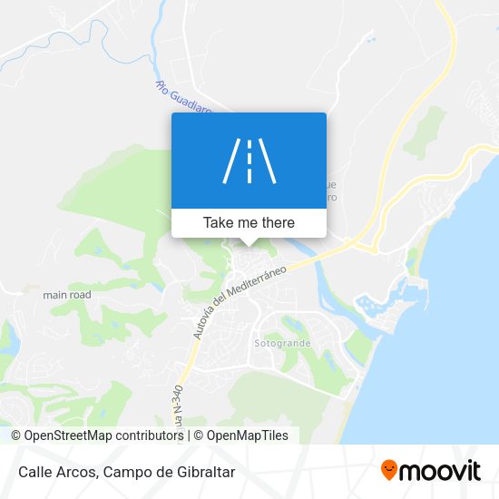 Calle Arcos map