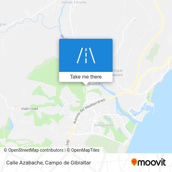 Calle Azabache map