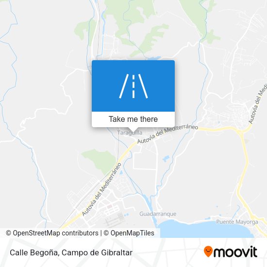 Calle Begoña map