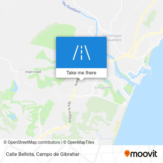 Calle Bellota map