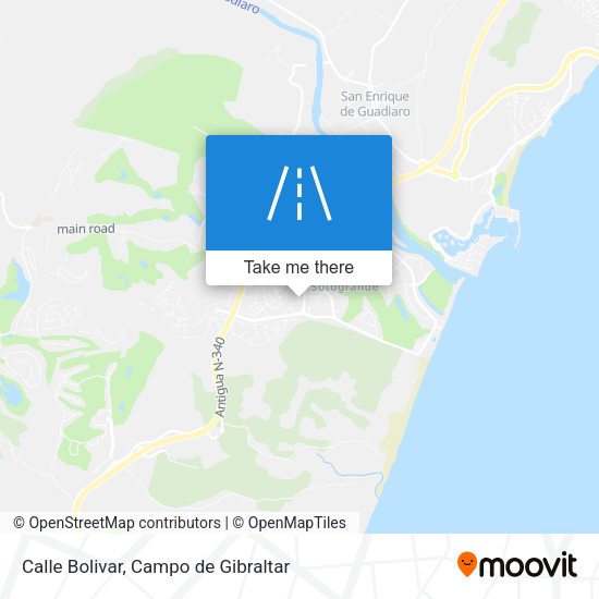 Calle Bolivar map