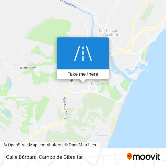 Calle Bárbara map