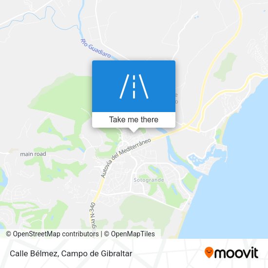 Calle Bélmez map