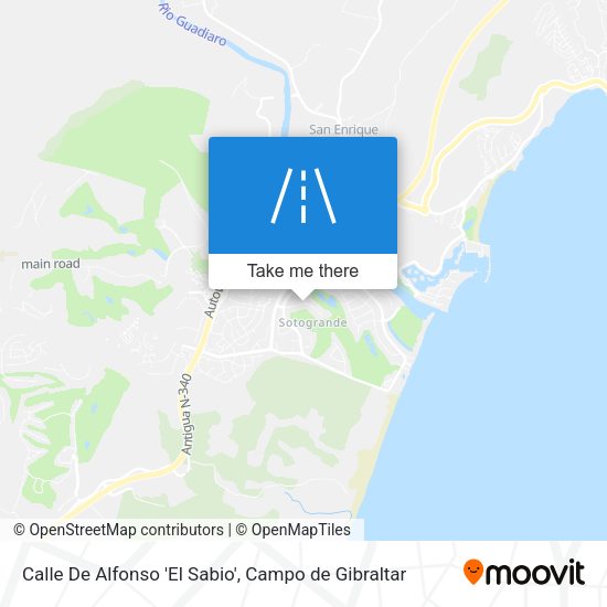 Calle De Alfonso 'El Sabio' map