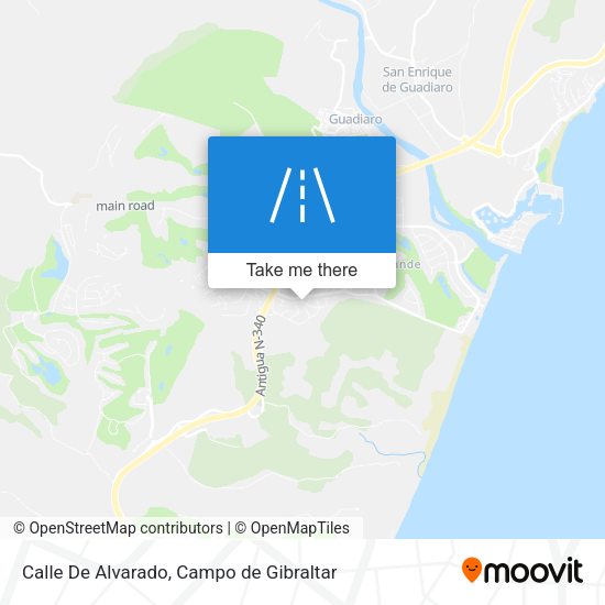Calle De Alvarado map