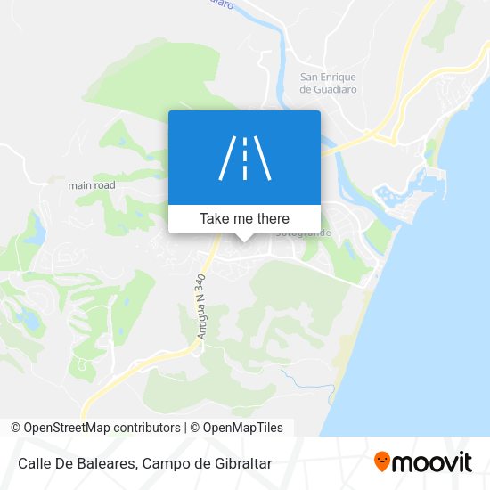 Calle De Baleares map