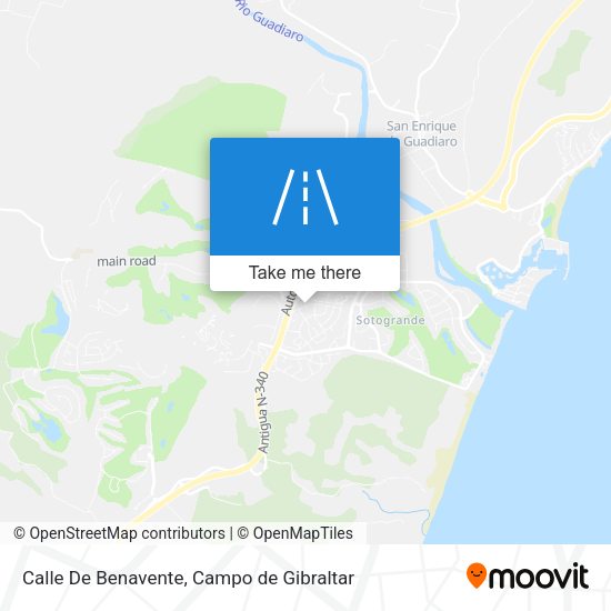 Calle De Benavente map