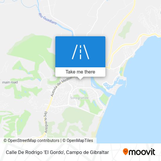Calle De Rodrigo 'El Gordo' map