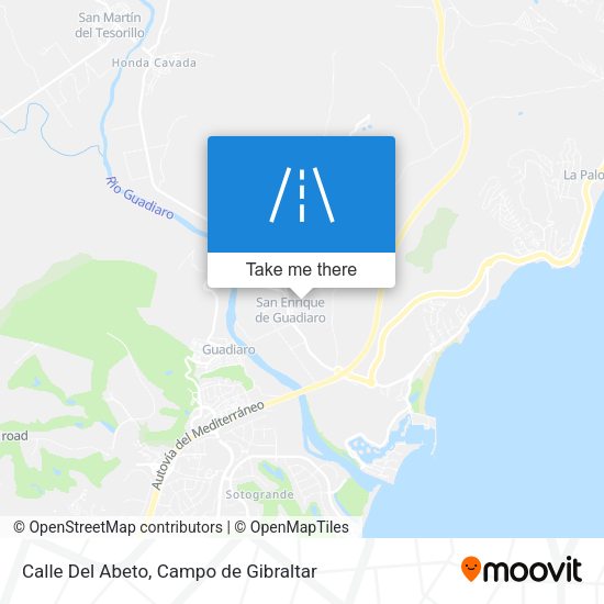 Calle Del Abeto map