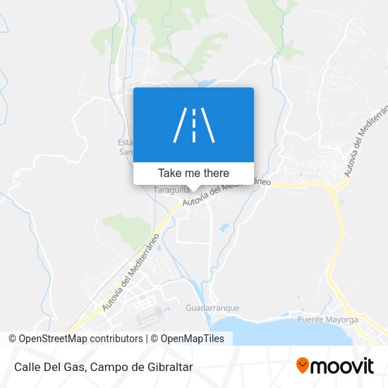 Calle Del Gas map