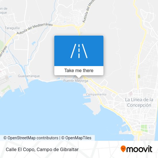 Calle El Copo map