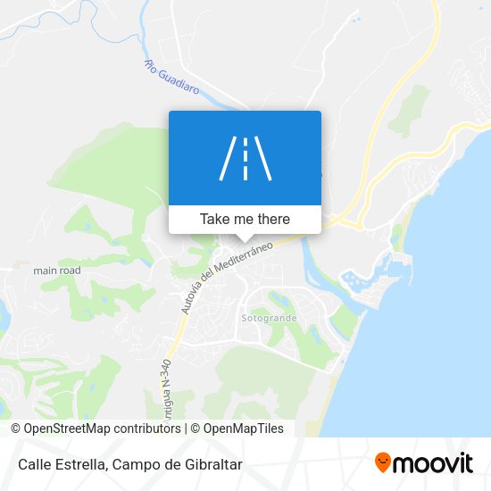 Calle Estrella map