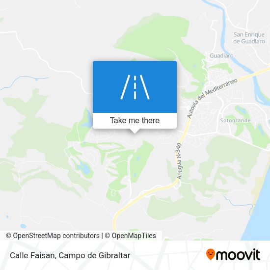 Calle Faisan map
