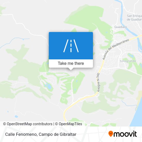 Calle Fenomeno map