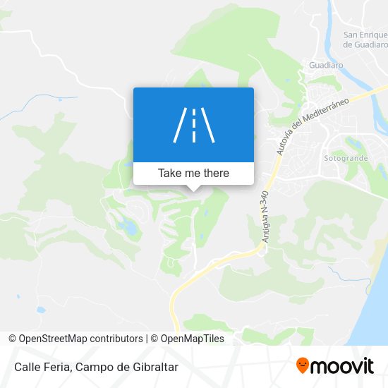 Calle Feria map