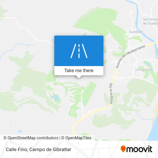 Calle Fino map