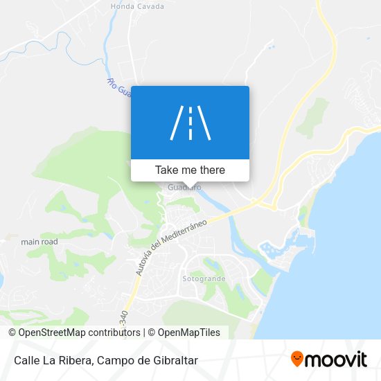 Calle La Ribera map