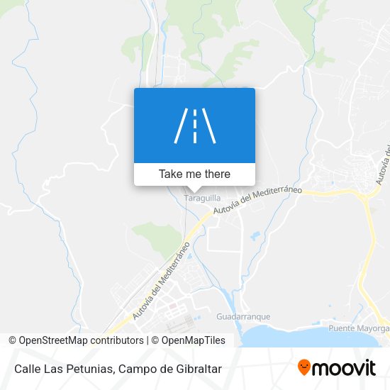Calle Las Petunias map