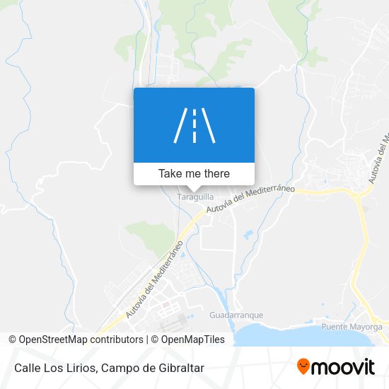Calle Los Lirios map