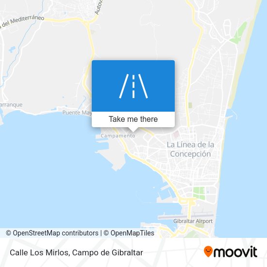Calle Los Mirlos map