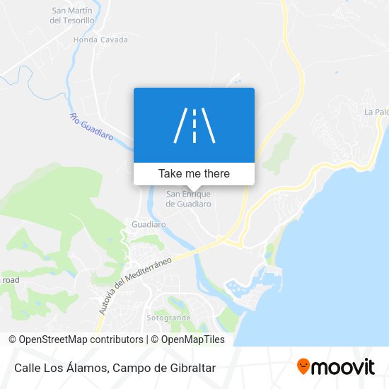 Calle Los Álamos map