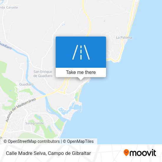 Calle Madre Selva map