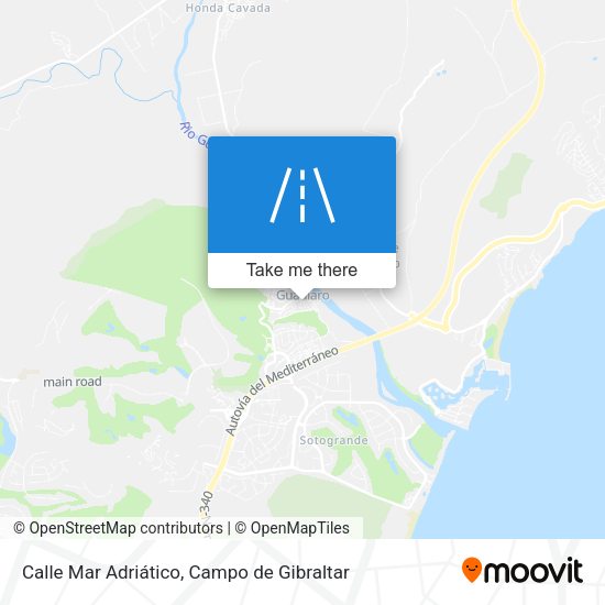 Calle Mar Adriático map