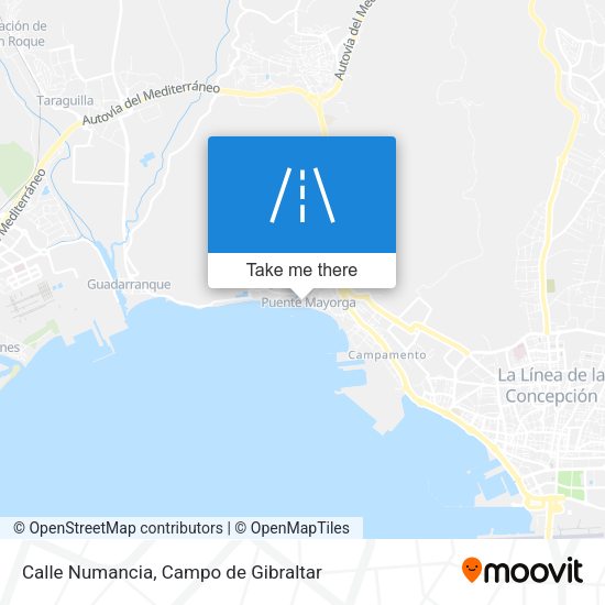 Calle Numancia map