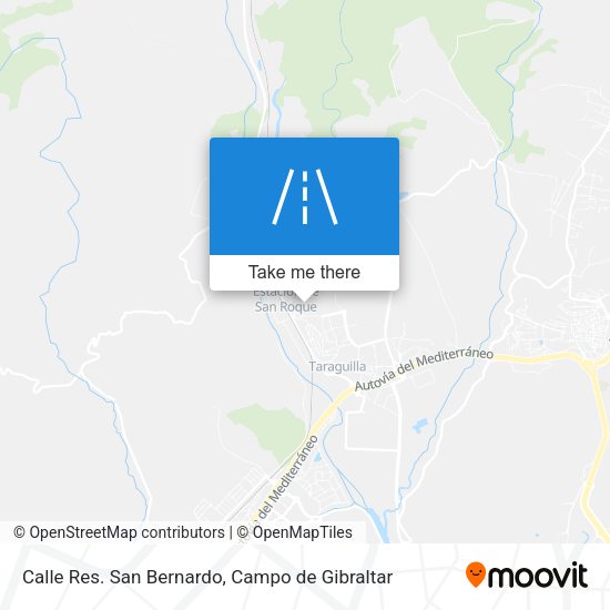 Calle Res. San Bernardo map