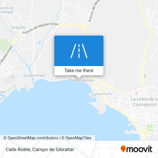 Calle Roble map