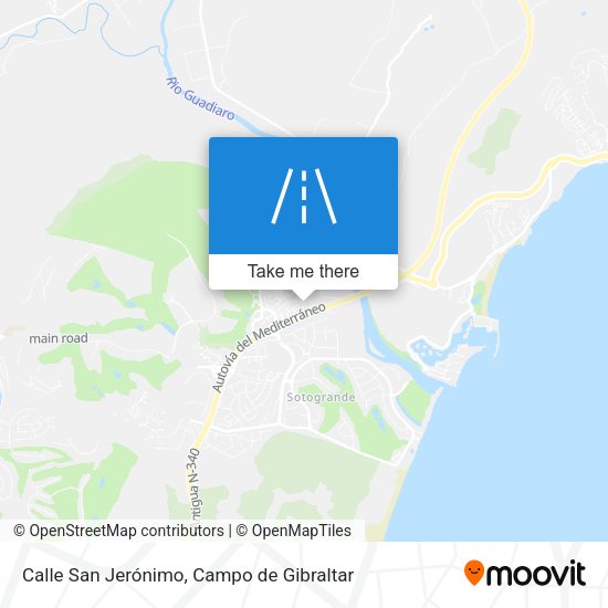 Calle San Jerónimo map