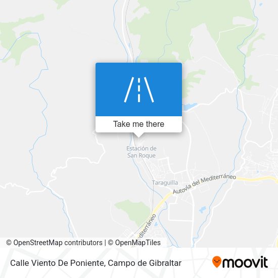 Calle Viento De Poniente map
