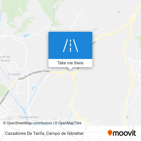 Cazadores De Tarifa map
