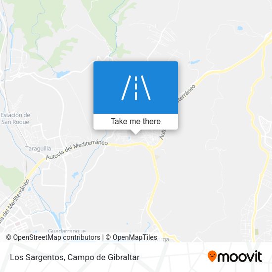 Los Sargentos map