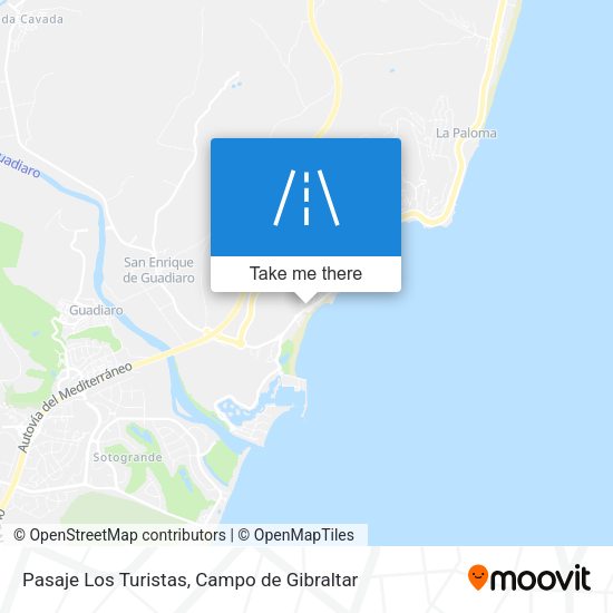 Pasaje Los Turistas map